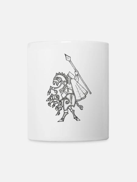 Odin, Reiten Sleipnir - Tasse - Weiß