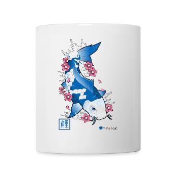 Koi Karpfen - Tasse - Weiß - Vorne