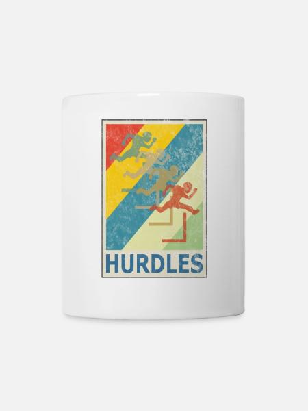 Haies de style rétro vintage haies - Mug blanc - blanc