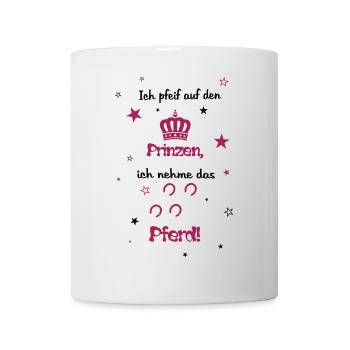 I whistle at the prince I take the horse - Mug - white - Front