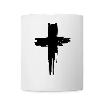 Painted cross - Mug - white - Front
