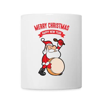 Noël Noël Père Noël Père Noël - Mug blanc - blanc - Devant