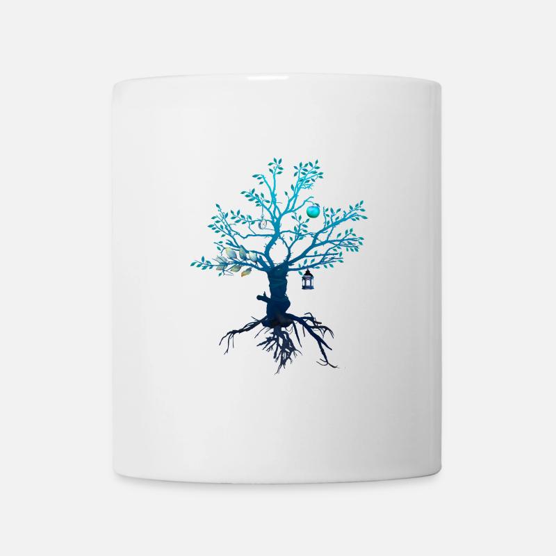 arbre de la vie - Mug blanc - blanc