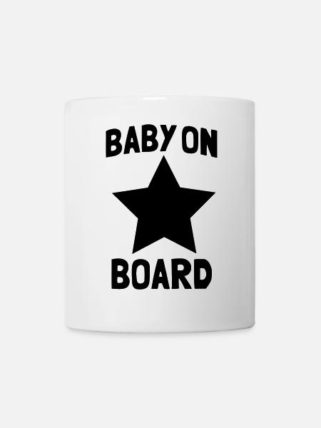 Baby Inside - Tasse - Weiß