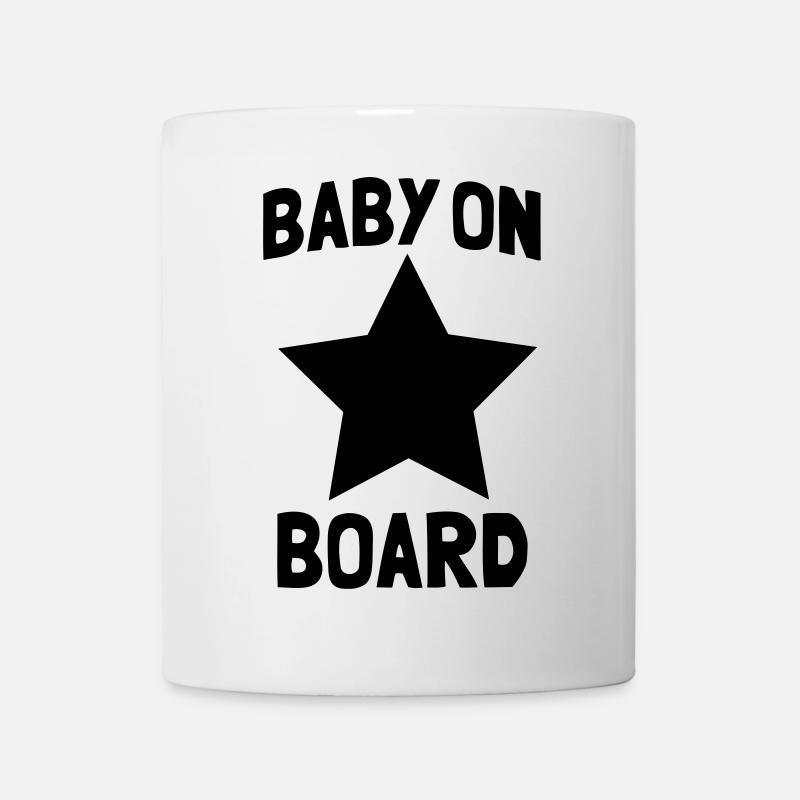 Bébé à l'intérieur - Mug blanc - blanc