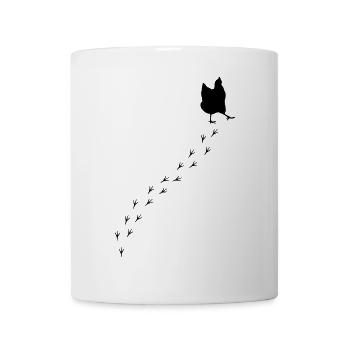 Huhn - Tasse - Weiß - Vorne