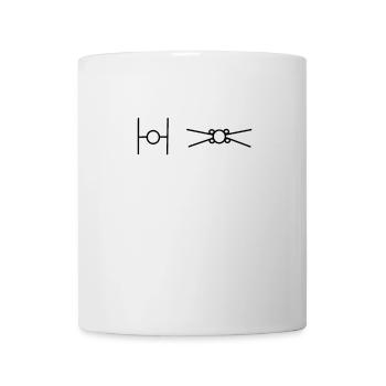 Sternen Krieg - Tasse - Weiß - Vorne
