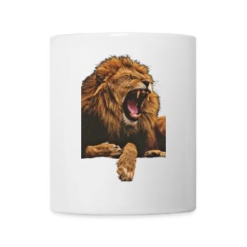 King of the animals lion - Mug - white - Front