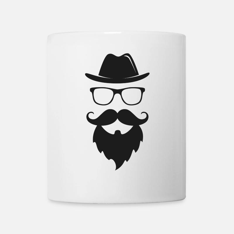 Le hipster - Mug blanc - blanc