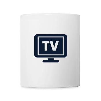 Fernsehen - Tasse - Weiß - Vorne