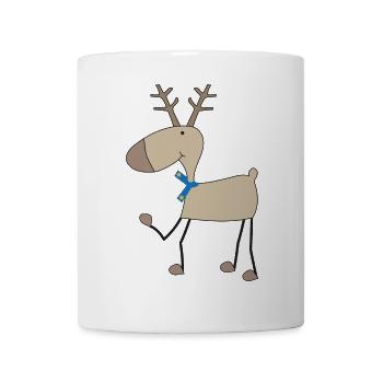 Elch - Tasse - Weiß - Vorne