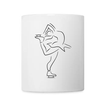 Figure skater - Mug - white - Front