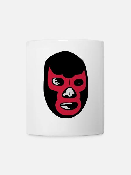 mexican wrestling mask lucha libre - Tasse - Weiß