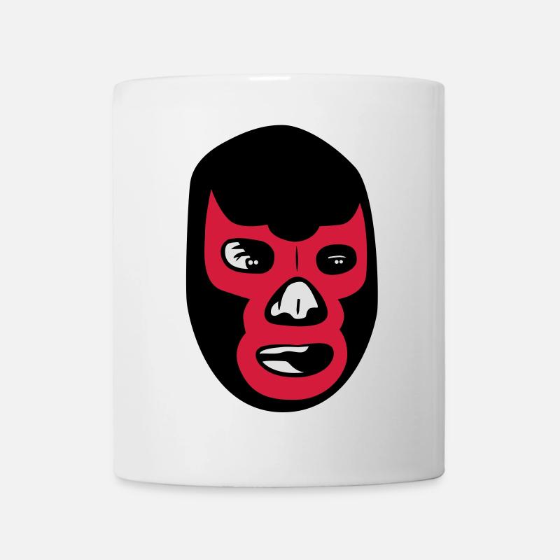 mexican wrestling mask lucha libre - Tasse - Weiß