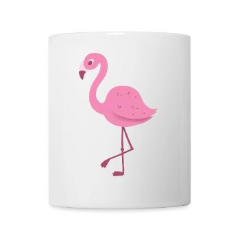 Flamingo - Mug blanc - blanc - Devant