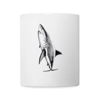 Weißer Hai - Weißer Hai - Tasse - Weiß - Vorne