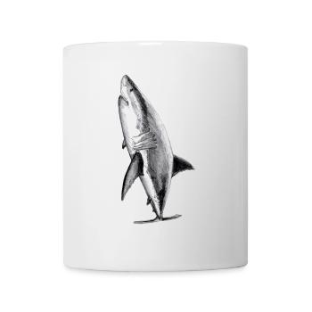 Weißer Hai - Weißer Hai - Tasse - Weiß - Vorne