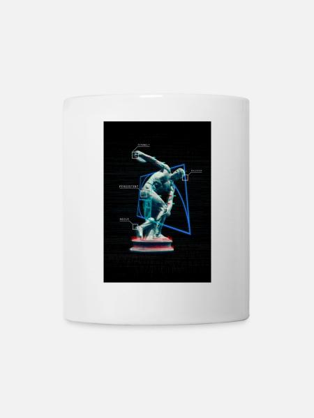 Glitch Diskobolos - Strongly Reflective Agile - Mug blanc - blanc
