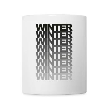 Winter Sport Ski Snowboard Geschenkidee - Tasse - Weiß - Vorne