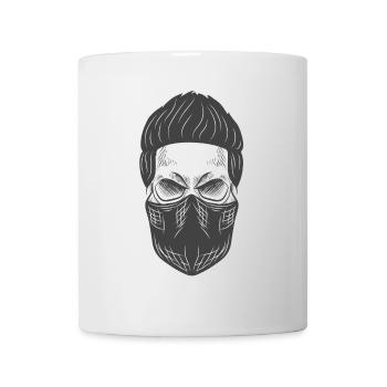 Gangster Bandit Skull - Mug - white - Front