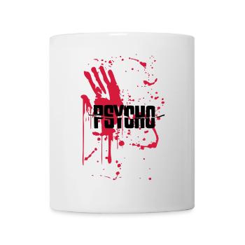 Blutige Handabdruck Grunge - Tasse - Weiß - Vorne