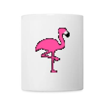 Pixel Flamingo - Mug - white - Front