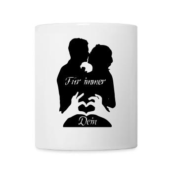 Liebe Paar Partner Ehe Valentinstag Geschenk - Tasse - Weiß - Vorne