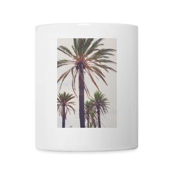 Palmenparadies Strandlicht - Tasse - Weiß - Vorne