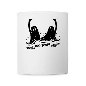 big_sound_maker3 couleurs - Mug blanc - blanc - Devant