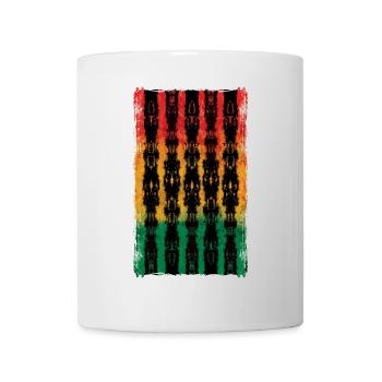 Gradient with symmetry and pattern - Mug - white - Front