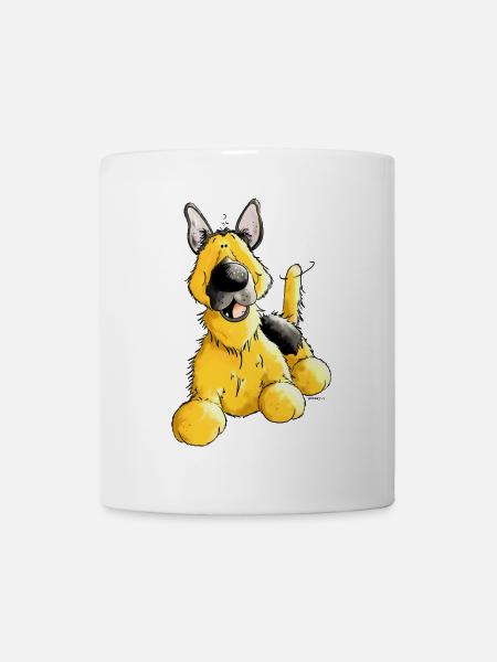 Deutscher Schäferhund - DSH - Hund - Tasse - Weiß