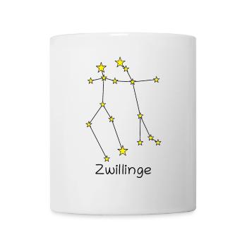 Sternzeichen Zwillinge - Tasse - Weiß - Vorne
