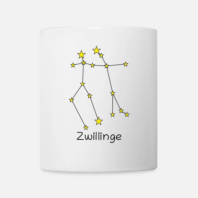 Sternzeichen Zwillinge - Tasse - Weiß