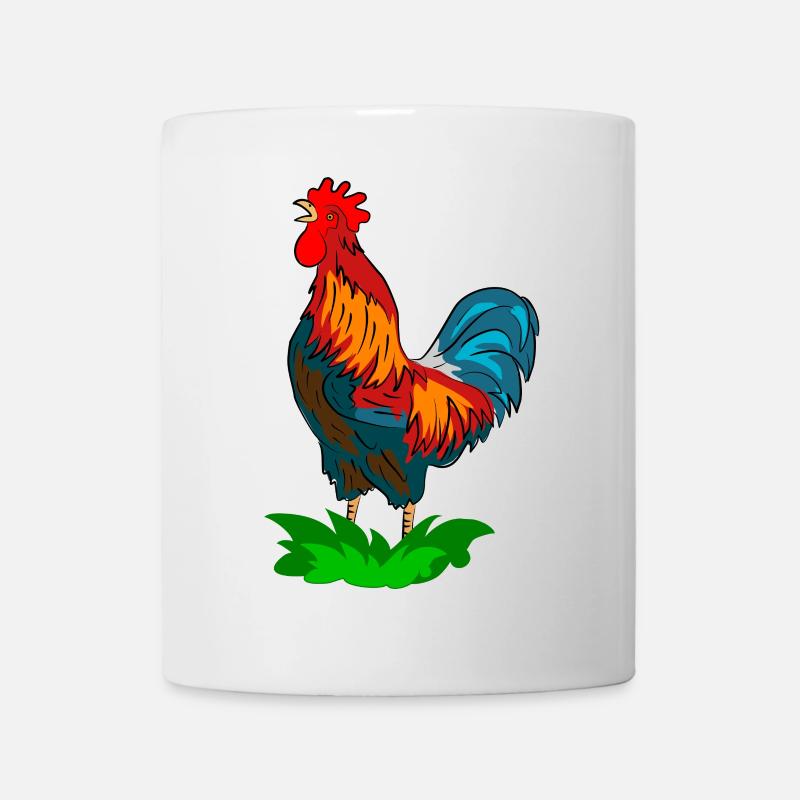coq - Mug blanc - blanc