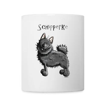 Funny Schipperke - Dog - Spitzke - Mug - white - Front