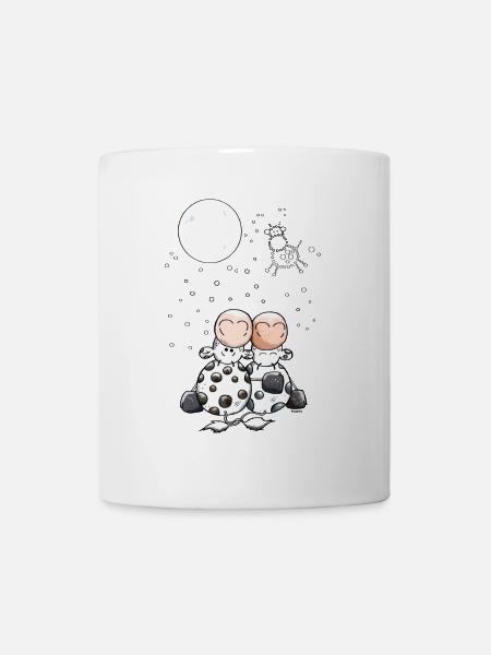 Romantique vache étoile - Mug blanc - blanc