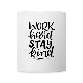 Work Hard Stay Child - Mug - white - Front