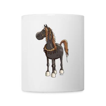 Cheval Arabe Mignon - Chevaux - Mug blanc - blanc - Devant