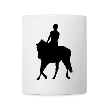 Horses, horse, riding, pony, cowboy, trot, Gallop - Mug - white - Front