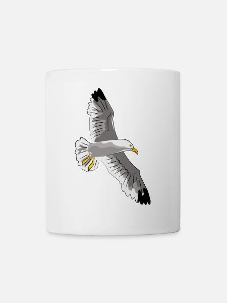 mouette - Mug blanc - blanc