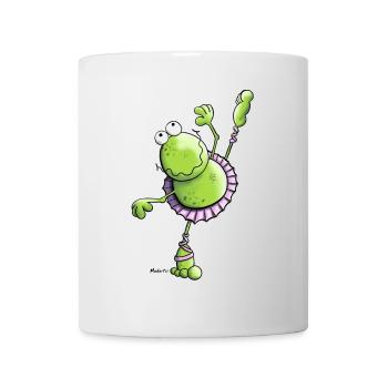 Ballett Frosch - Tasse - Weiß - Vorne