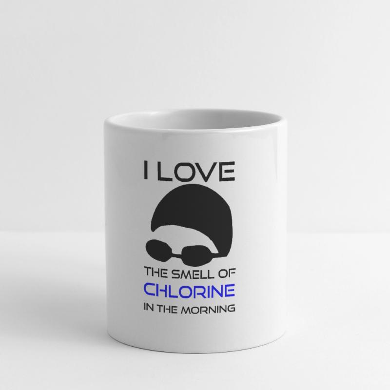 Natation Sort chlore odeur Mug blanc