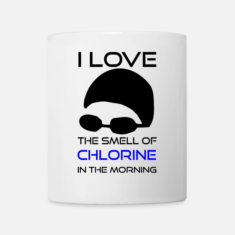 Natation Sort chlore odeur - Mug blanc - blanc