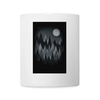 Gruselwald Illustration (Kunst/Dreieck) Handy Case - Tasse - Weiß - Vorne