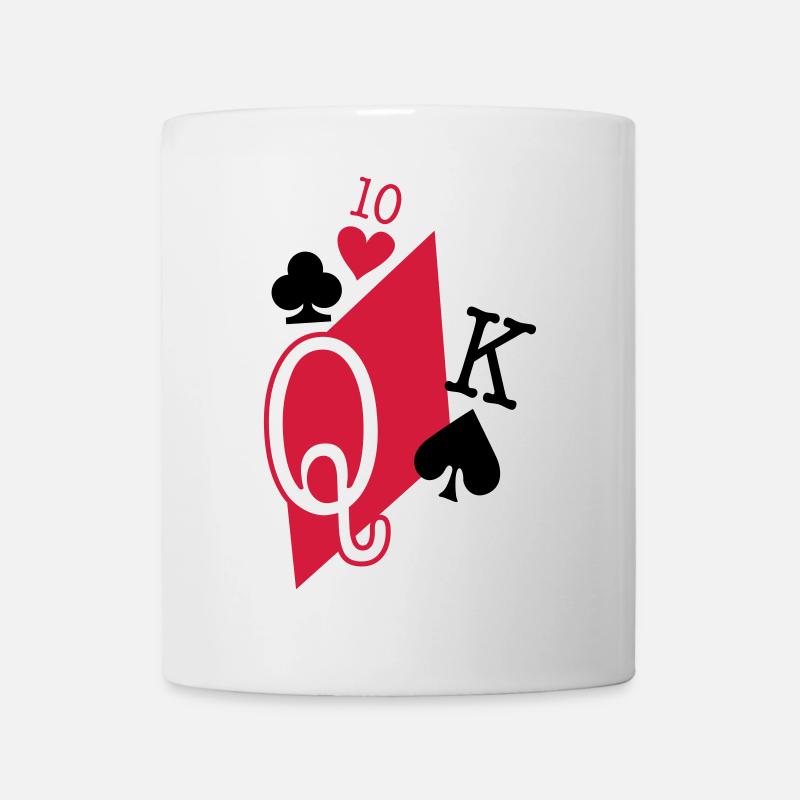 playing cards - Mug - white