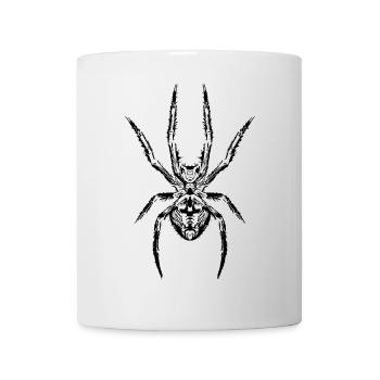 Le pouvoir de l’araignée : le symbole de la force et du mystère - Mug blanc - blanc - Devant