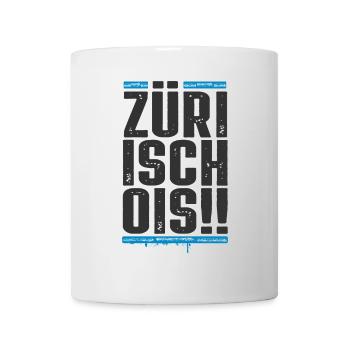 Zürich / Züri isch ois / Zürcher FC - Tasse - Weiß - Vorne