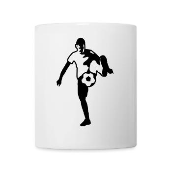 football - Tasse - Weiß - Vorne