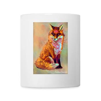 Renard illustration - Mug blanc - blanc - Devant