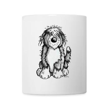 Mignon Bearded Collie - Mug blanc - blanc - Devant